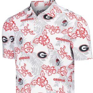 REYN SPOONER GEORGIA BULLDOG POLO SHIRT SIZE 2XL